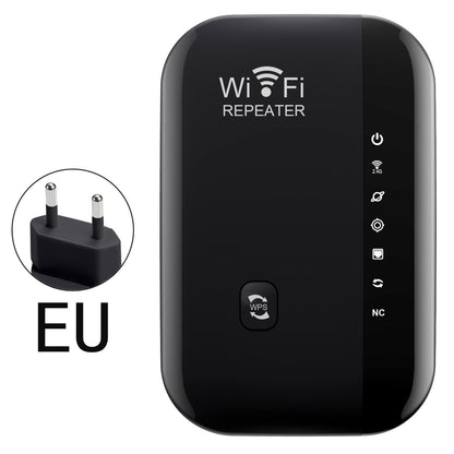 300Mbps WiFi Extender – Universal Wireless Signal Booster with Ethernet Port