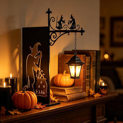 Enchanted Library Lantern – 4 Designs, Warm LED Bookshelf Décor Light