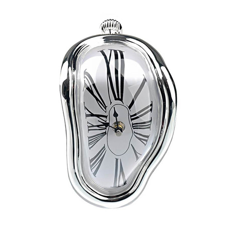 Melting Clock – Salvador Dalí Inspired Surrealist Desk Sculpture