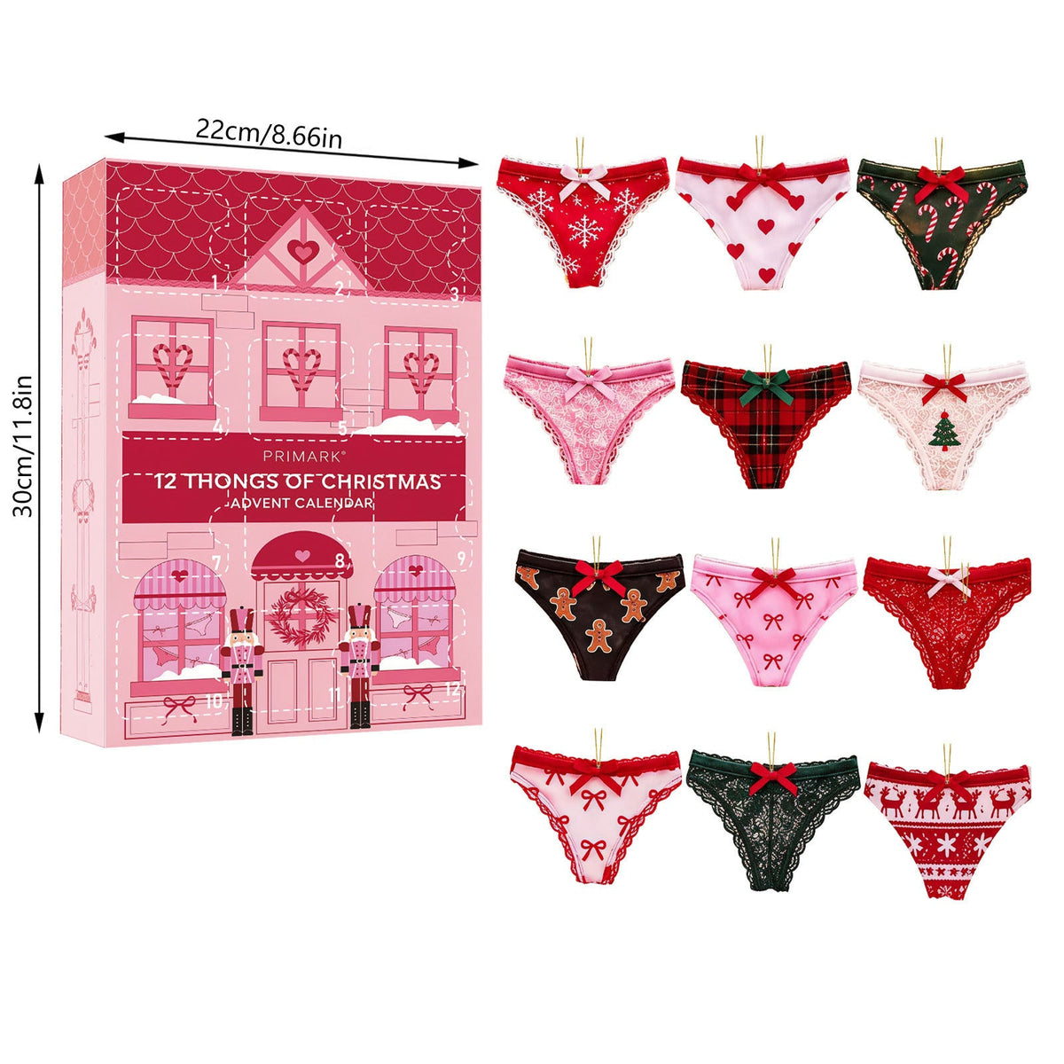 12 Thongs of Christmas Advent Calendar 2026 for Women