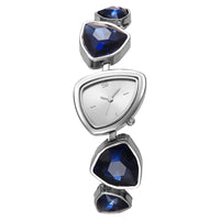 Silver + Blue