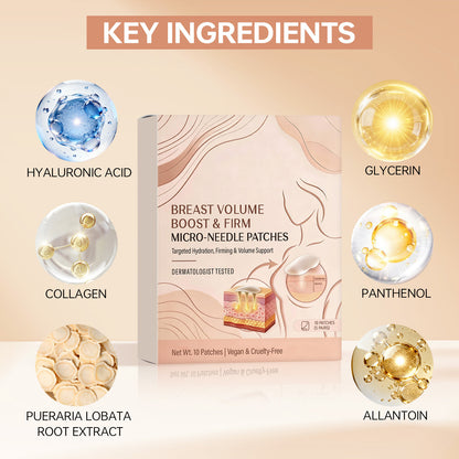Microneedle Bust Care Patches – Firming & Hydrating Skin Support