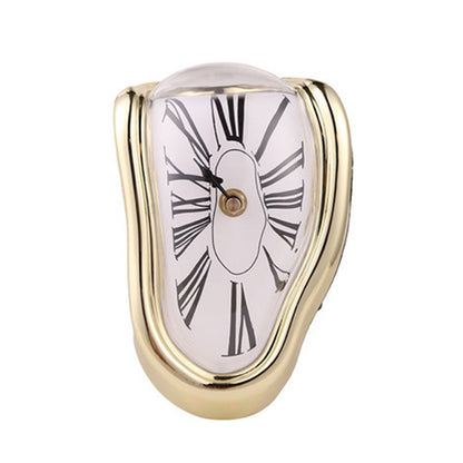 Melting Clock – Salvador Dalí Inspired Surrealist Desk Sculpture