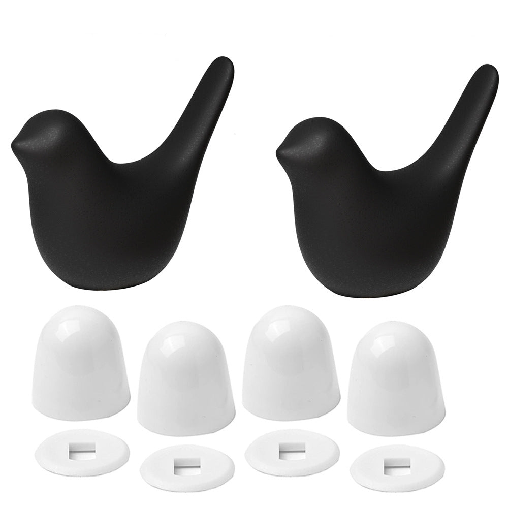 Ceramic Bird Toilet Bolt Caps – Cute Bathroom Decor (2PCS)