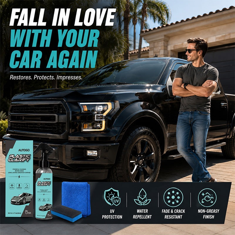 Car Plastic Restorer – Deep Shine, UV Protection & Trim Revival