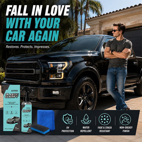 Car Plastic Restorer – Deep Shine, UV Protection & Trim Revival