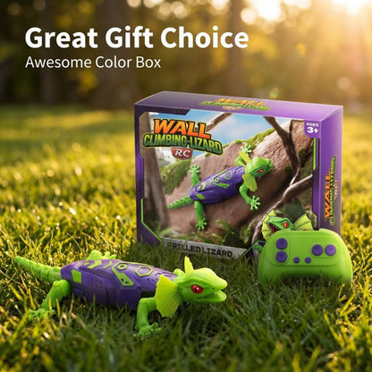 Gecko Wall Racer – Remote Control Climbing Gecko with Glowing LED Eyes