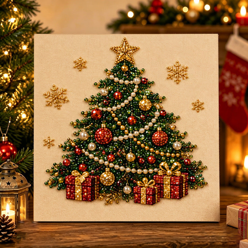 Halloween & Christmas Pearl Art DIY Kit – 11 Spooky Designs, Shimmering Fall Craft for All Ages