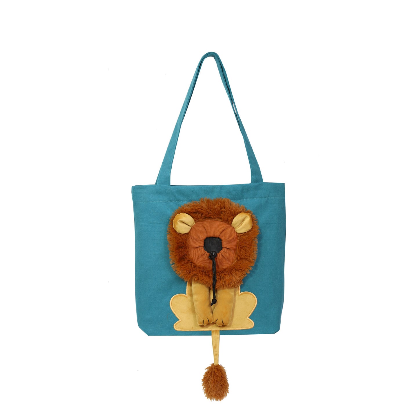 Cartoon Character Cat Carrier Tote – Face-Forward Shoulder Bag for Small Pets