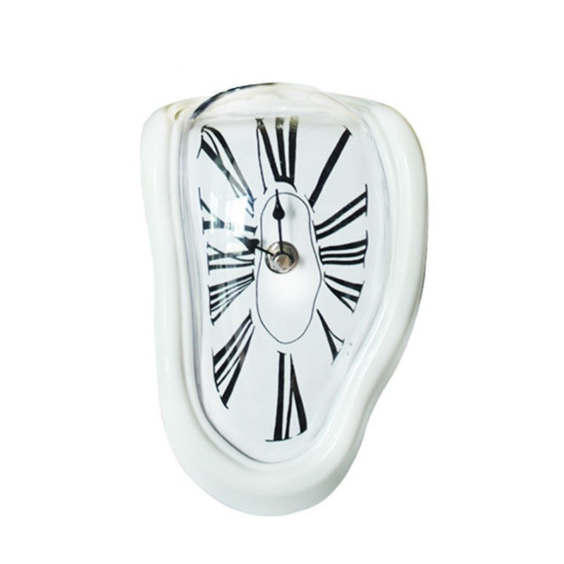 Melting Clock – Salvador Dalí Inspired Surrealist Desk Sculpture