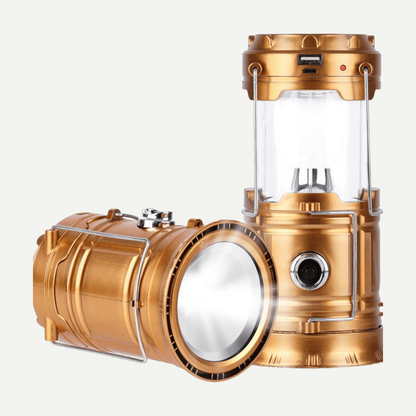 Portable Solar Rechargeable LED Camping Light