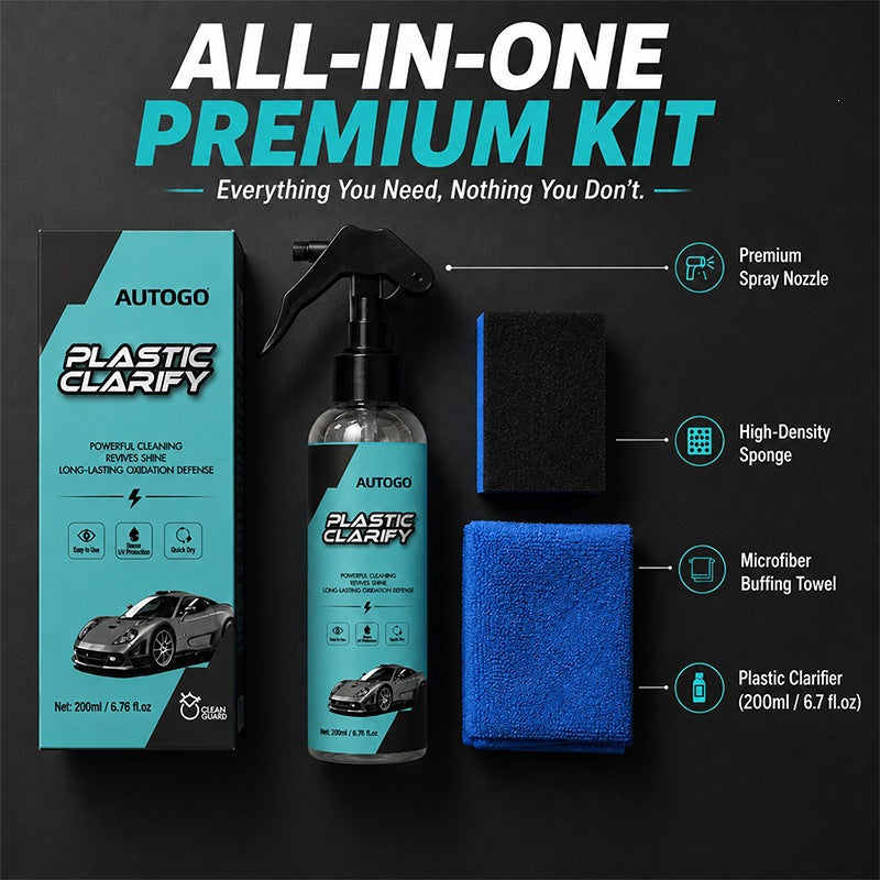 Car Plastic Restorer – Deep Shine, UV Protection & Trim Revival