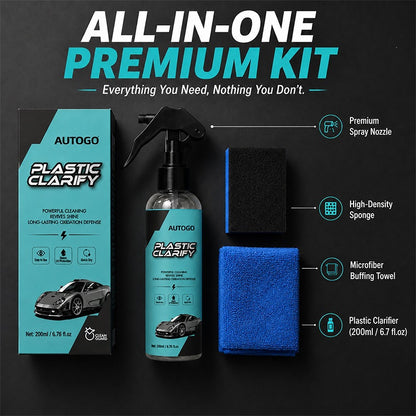 Car Plastic Restorer – Deep Shine, UV Protection & Trim Revival