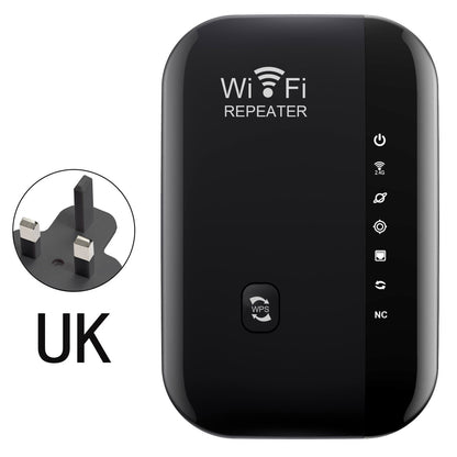 300Mbps WiFi Extender – Universal Wireless Signal Booster with Ethernet Port