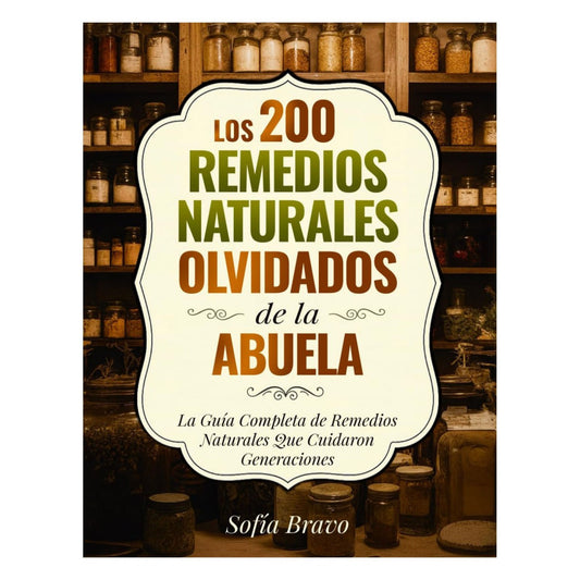 Los 200 Remedios Naturales Olvidados de la Abuela | Spanish Book