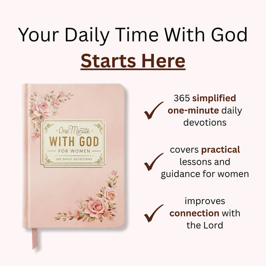 ✝One Minute with God for Women – Daily Devotional