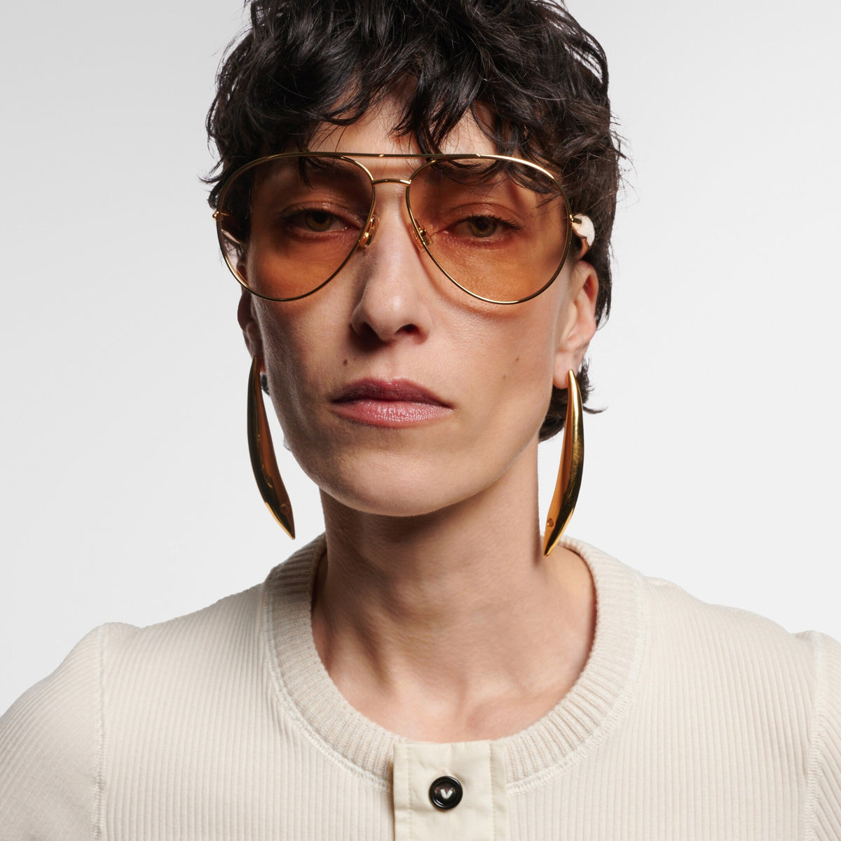☀️Retro Gold Aviator Sunglasses