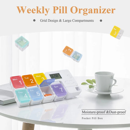 7 Day Intelligent Medicine Pill Organizer