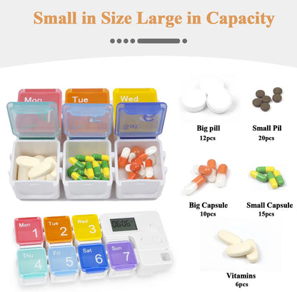 7 Day Intelligent Medicine Pill Organizer