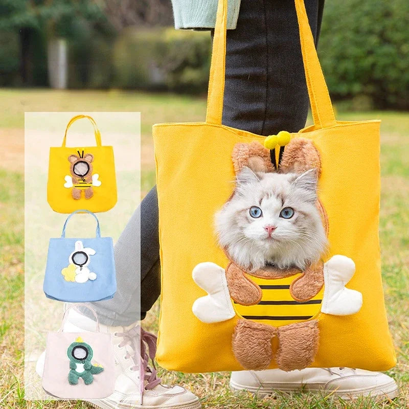 Pet Travel Canvas Cat Carrier bag