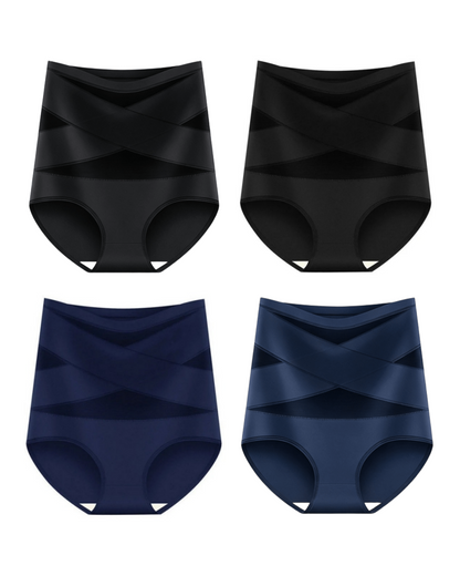 High-Waisted Cotton Shapewear Panty – Firm Control, Sizes XS-3XL