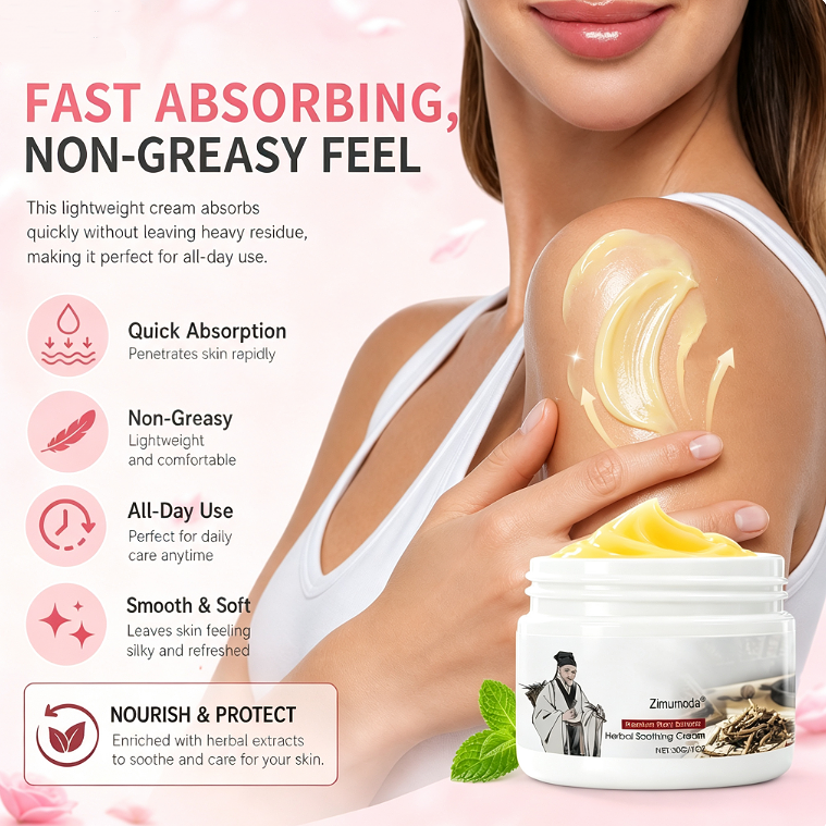 Herbal Body Care Cream – Menthol Soothing & Deep Hydration