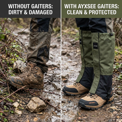 Leg Gaiters – Waterproof Snake Protection & Adjustable Leg Guard for Hiking, Climbing, Wading & Outdoor Adventures