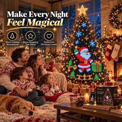 🎄 Upgrade Your Tree With Animated Christmas Magic! 🎅 ✨ Lighted Tree Pro - Smart DIY App-Controlled LED Christmas Tree Lights with Custom Holiday Patterns