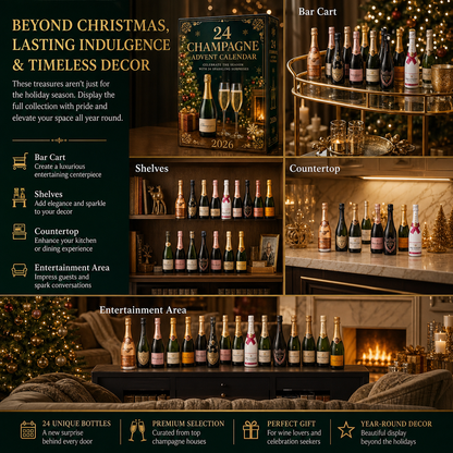 2026 Champagne Advent Calendar – 24-Day Collectible Christmas Countdown