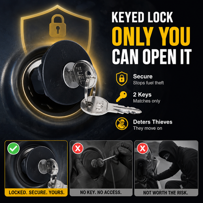 Locking Fuel Cap with 2 Keys – OE 8U5Z-9C268-B for Ford Lincoln Mercury