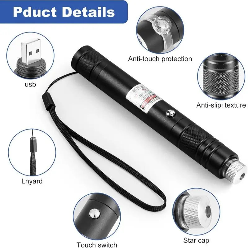 High-Power Laser Pointer with Visible Beam