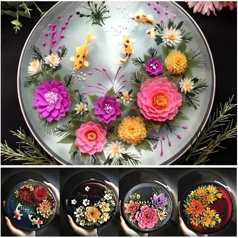 10Pcs Stainless Steel 3D Gelatin Art Tools Set