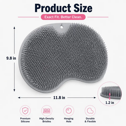 Hands-Free Shower Foot & Back Scrubber Mats