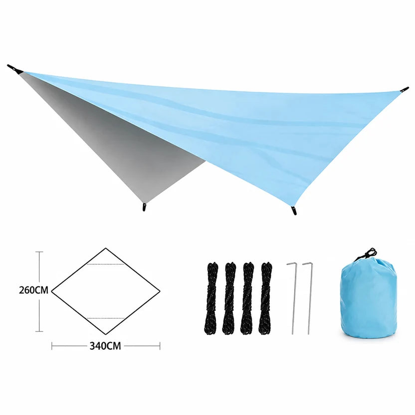 Beach Canopy Sunshade – Lightweight UV & Rain Protection