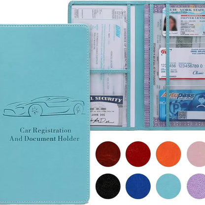 Car Registration & Insurance Card Holder