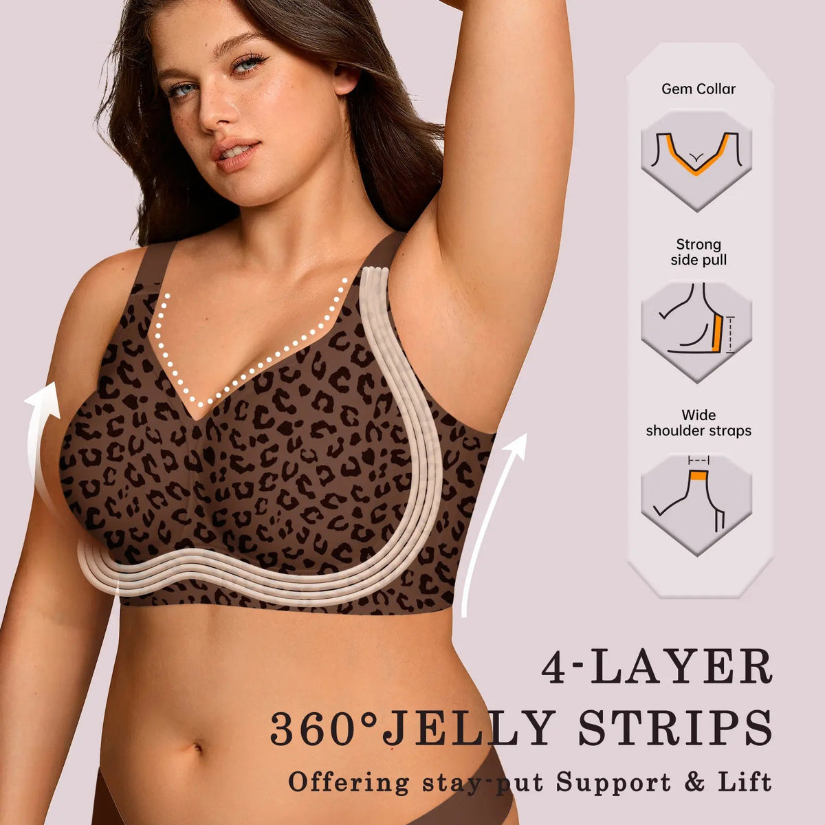 Jelly Bra™ Plus Size Supportive Seamless Bra