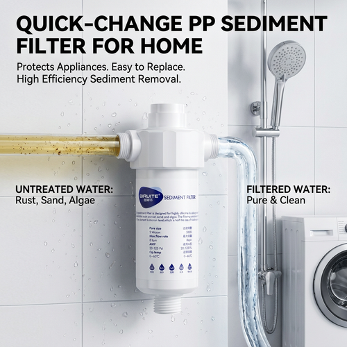 5 Micron Universal PP Cotton Prefilter for Shower, Washer & RO