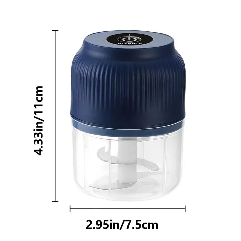 Electric 4-Blade Garlic Chopper