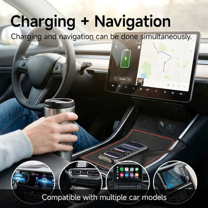 240W SuperCharge 360° Rotating Invisible Stand