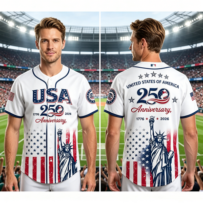 USA 250th Anniversary Baseball Jersey