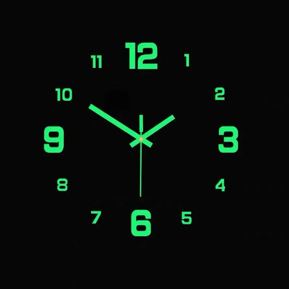 DIY 3D Digital Luminous Wall Clock