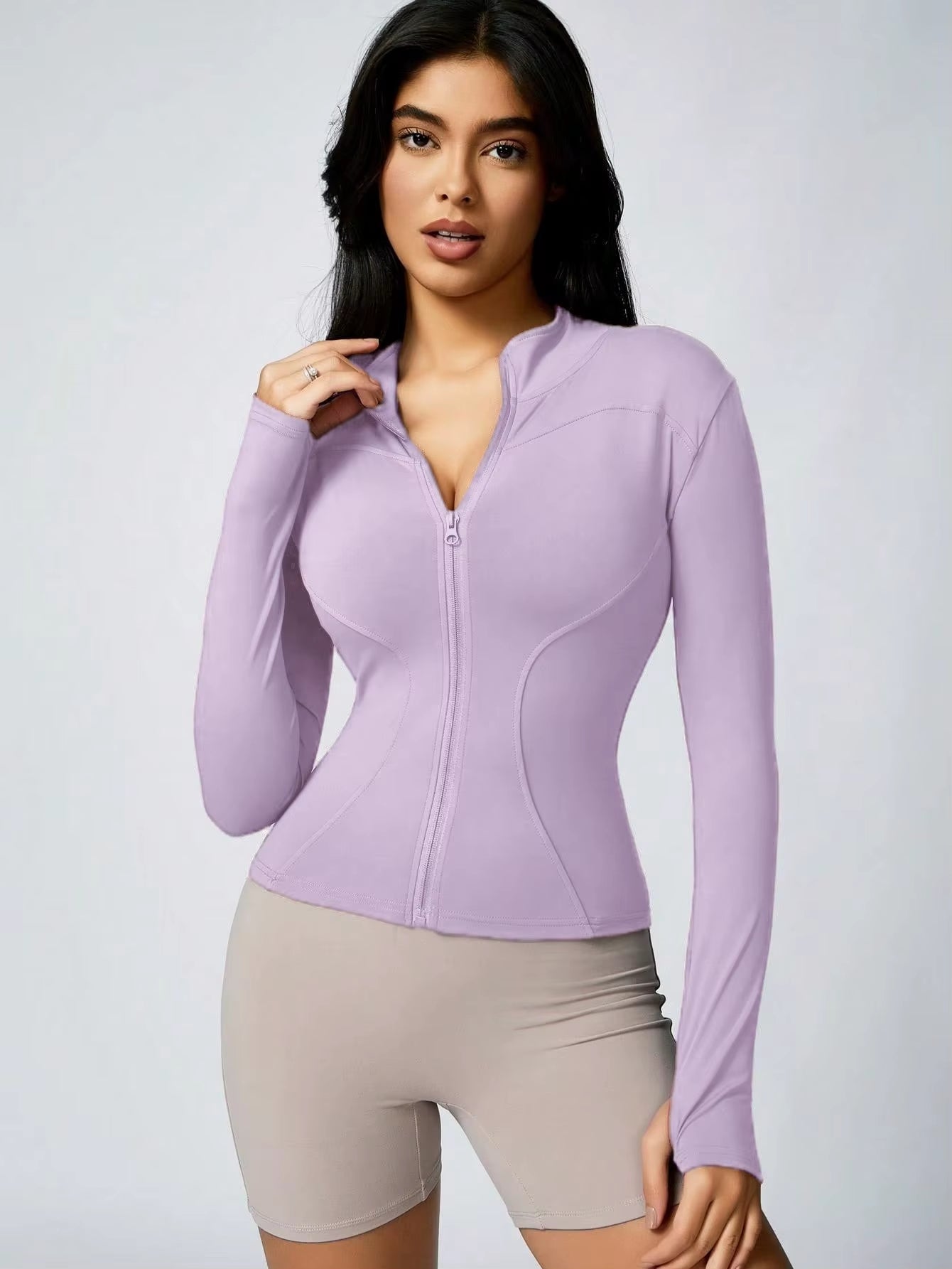 Women’s Full Zip Sports Jacket for Yoga