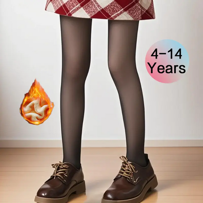 Kids Warm Thermal Winter Thick Leggings