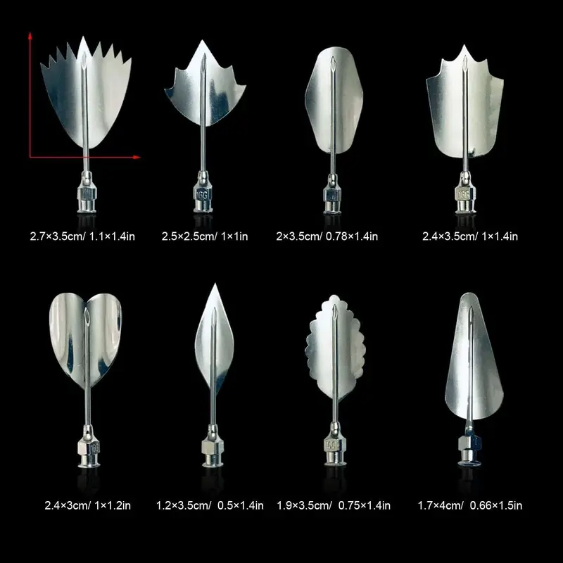 10Pcs Stainless Steel 3D Gelatin Art Tools Set