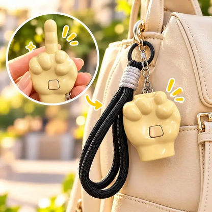 3-in-1 Funny Pop-Up Middle Finger Fidget Keychain Set