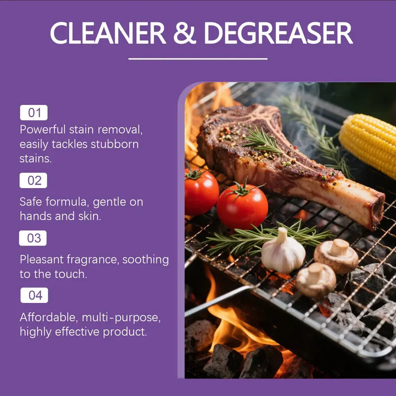 BBQ Grill Cleaner Degreaser Spray