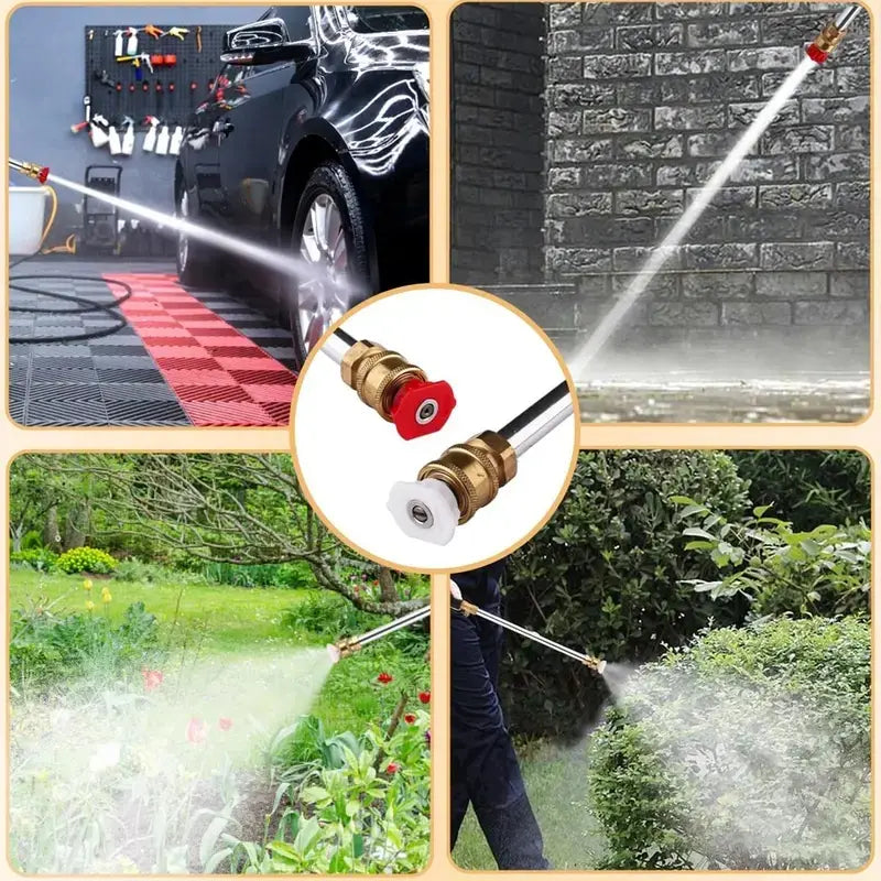 High-Pressure Jet Nozzle for Garden Hose