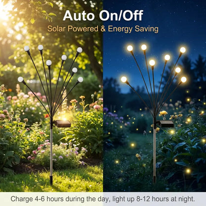 Waterproof Solar Firefly Stake Lights
