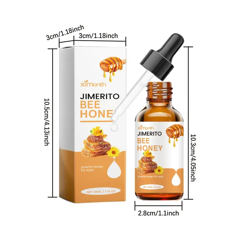 Fragrance-Free Brightening Natural Jimerito Honey Extract Eye Serum Drops