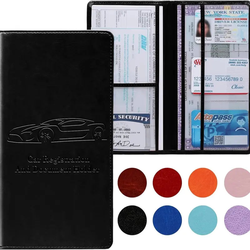Car Registration & Insurance Card Holder